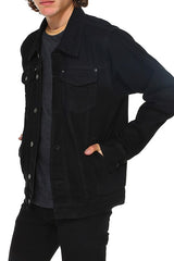 Men's Denim Jacket in Black
