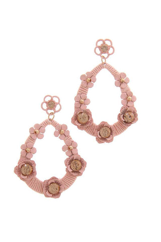 Floral Post Drop Earring for Women