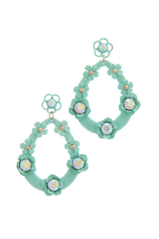 Floral Post Drop Earring for Women