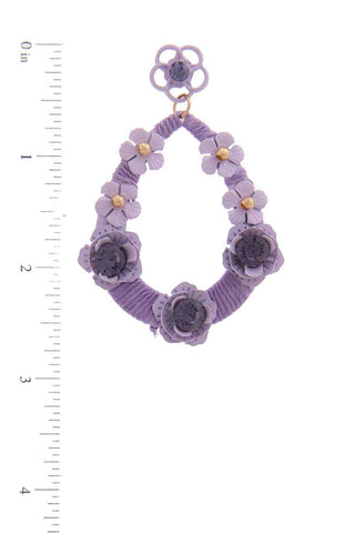 Floral Post Drop Earring for Women