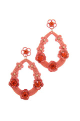 Floral Post Drop Earring for Women