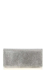 Stylish Multi Rhinestone Party Clutch with Chain