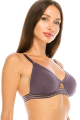 Grey Ridge Mesh Triangle Bralette