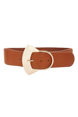 Stylish Thick Elastic Belt - Black 