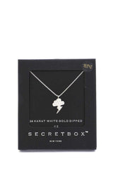 Secret Box Lighting Bolt Charm Women's Necklace