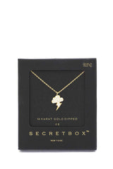 Secret Box Lighting Bolt Charm Women's Necklace