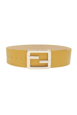 Mirrored Buckle Belt for Women