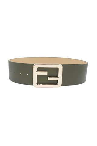 Mirrored Buckle Belt for Women