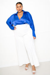 White Palazzo Women's Pants