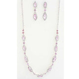 Elegant Marquise Rhinestone Loop Necklace