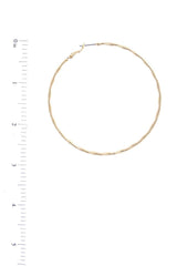 Metal Style Hoop Earring in Gold