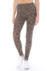 Printed Yoga Style Banded Women's Legging