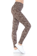 Printed Yoga Style Banded Women's Legging