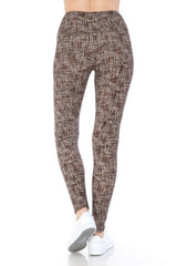 Printed Yoga Style Banded Women's Legging