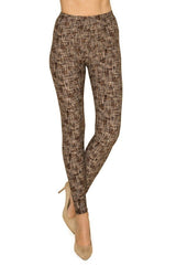 Printed High Waisted Women's Leggings