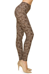 Printed High Waisted Women's Leggings