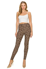Printed High Waisted Women's Leggings