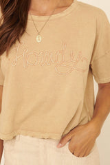 Vintage-Style Graphic Cotton Women's T-Shirt