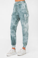 Sage Tie Dye Cargo Jogger Women's Pant