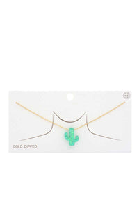 Iridescent Slice Charm Women's  Necklace