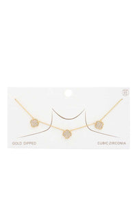 Moroccan Shape Dipped Necklace