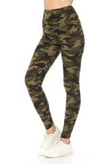 Yoga Style Tie Dye Printed Knit Legging