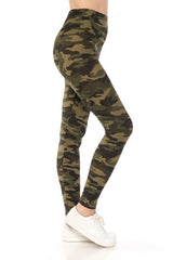 Yoga Style Tie Dye Printed Knit Legging