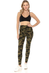 Yoga Style Tie Dye Printed Knit Legging