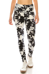 Yoga Style Printed Women's Knit Legging
