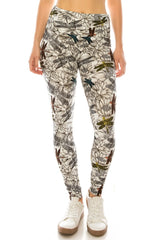 Printed Yoga Women's Lined Legging