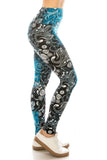 Printed Yoga Style Women's Lined Legging