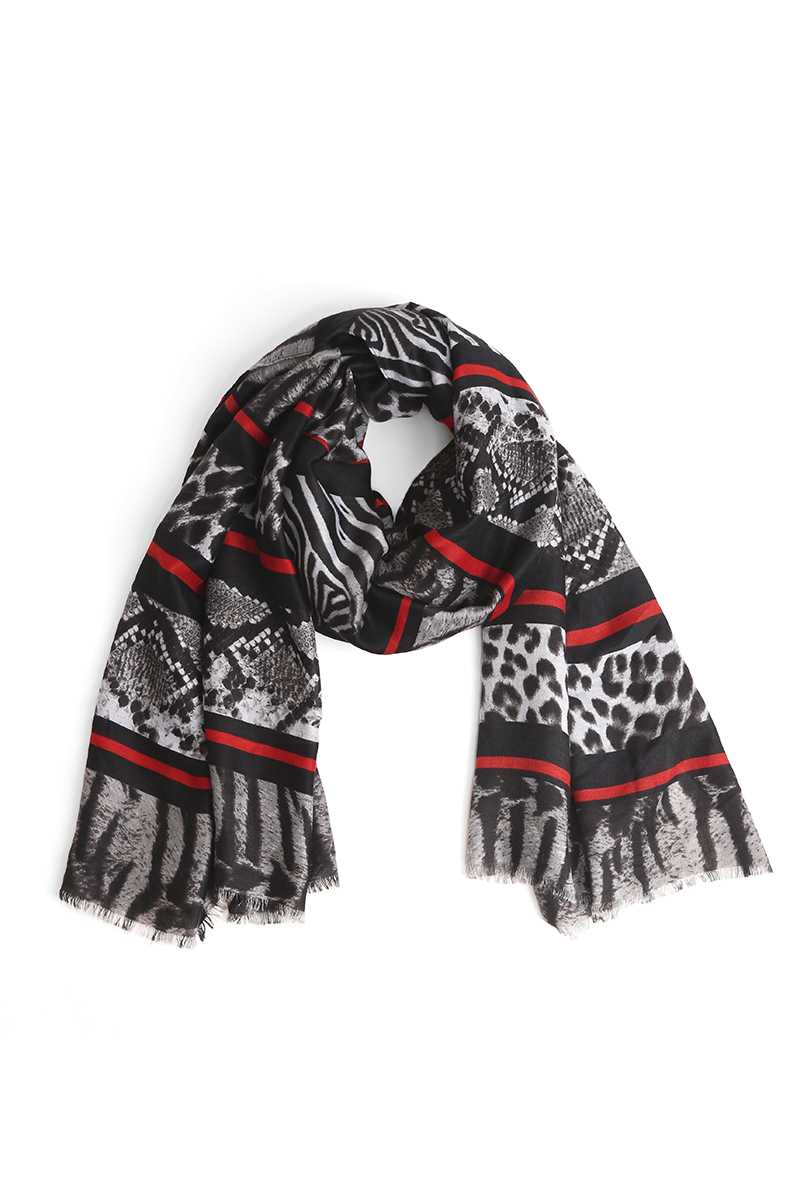 Fashion Animal Print Women's Skinny Scarf