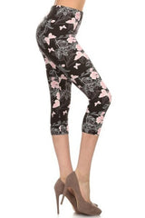 Printed Women's Capri Leggings