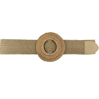 Durable Modern Straw Women's Round Belt