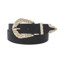 Durable Shrimp Textured Women's Buckle Belt