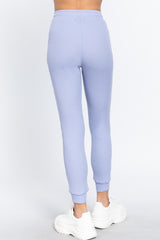 Waistband Side Pocket Thermal Women's Pants