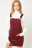 Overall Women's Dress with Adjustable Straps and Pockets