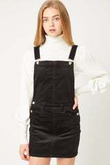 Overall Women's Dress with Adjustable Straps and Pockets