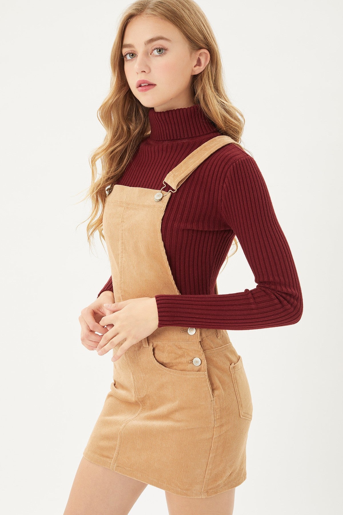 Overall Women's Dress with Adjustable Straps and Pockets