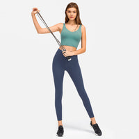 Deep V-Neck Crop Women's Sports Bra