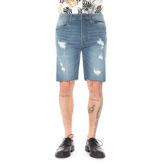 Distressed Denim Short For Men
