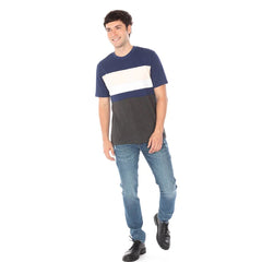 Distressed Slim Taper Denim Jeans