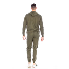 Fleece Sweatpants Olive for Men