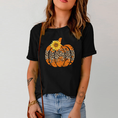 Floral Pumpkin Graphic Tee