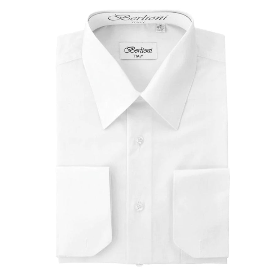 French Convertible Shirt - White
