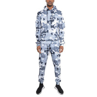 Full Camo Design Hooded Sweat Set