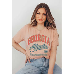 Georgia Atlanta the Peach State Graphic Tee