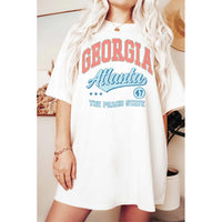 Georgia Atlanta the Peach State Tee Plus Size