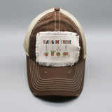 Hang in There Plants Graphic Patch Hat