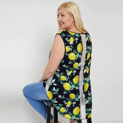 High-low Hemline Sleeveless Top